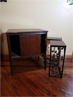 Record Cabinet & Side Tables