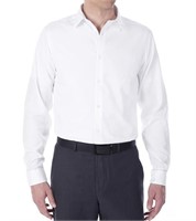 (M - white) Calvin Klein Men's Dress Shirt Slim