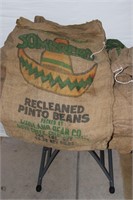 Sombrero Pinto Bean Burlap sacks