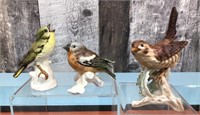 Goebel bird figurines