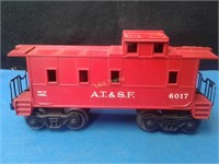LIONEL #6017 AT&SF Red Caboose, Near Mint
