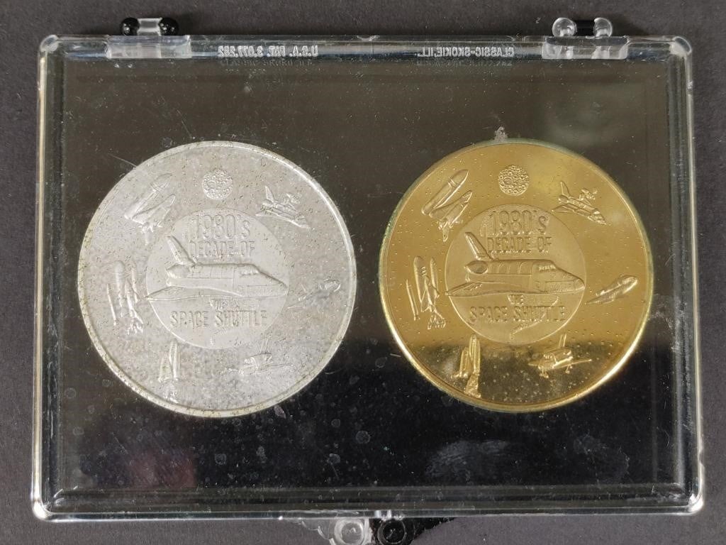 NASA 1980s Decade Of the Space Shuttle Coins