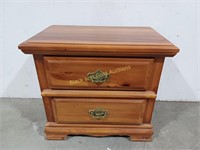 Vaughan Basset Oak 2 Drawer Nightstand