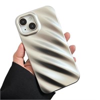 RALEAVO Cute Curly Wave Case for iPhone 13/iPhone