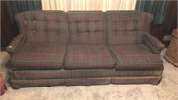 Plaid couch