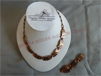 MidCentury Coppercraft Guild Necklace & Bracelet
