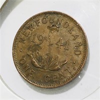 1941 Newfoundland 1 Cent Coin