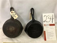 #3 Findlay & #3 Wagner Cast Iron Pans