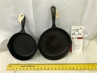 #9 & # 10 ½ Wagner ware Cast Iron Pans