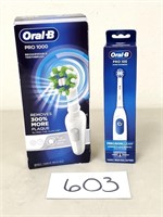 2 New Oral B Electric Toothbrushes