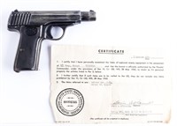 GUN Capture Walther Model 4 Semi Auto Pistol 7.65