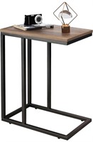 WLIVE Side Table, C Shaped End Table for Couch,