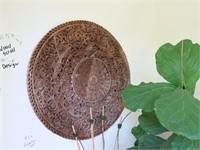 Wood Scroll Decor - 30" Round