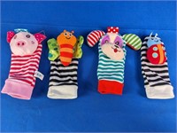 (4) Baby Foot Finder Socks