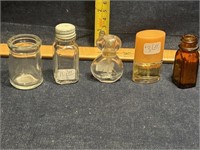 Smaller jars and perfume