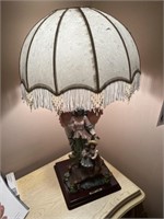 OK COLLECTION TABLE LAMP - CERAMIC ANGEL WITH TWO