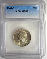 1947-S Quarter ICG MS67 LISTS $200