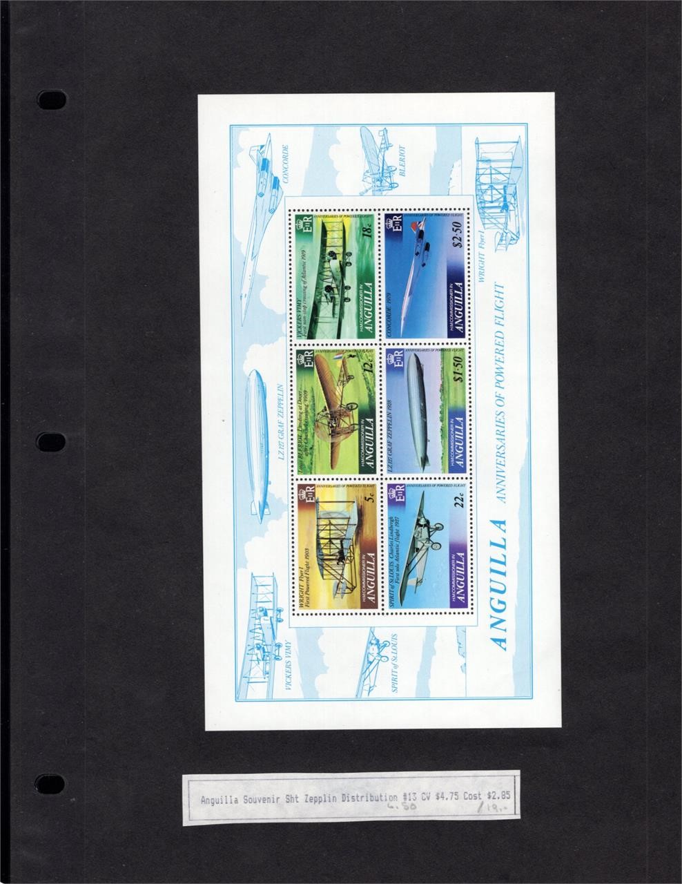 ZEPPELIN COLLECTION - MNH - SCV: $176.00