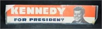 Vtg John F Kennedy 1960's 17" X 4" Bumper Sticker