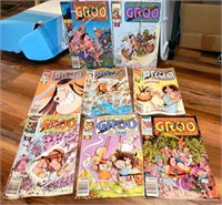(8) Marvel Sergio Aragone's Groo Comicbooks