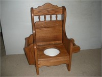 Wooden Potty Chair  22 inches tall