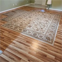 Area Rug 130x93, Hall Rug90x24 and 2 Entry Rugs,