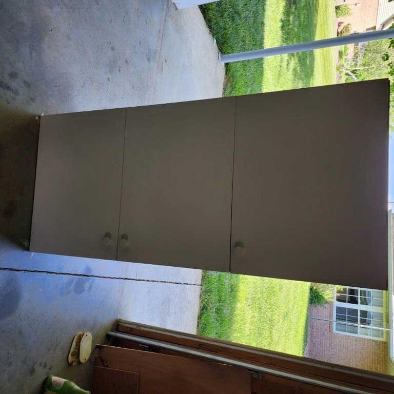 3 Door Garage Wall Cabinet, 54x24, pressboard,
