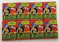 (8) 1990 FOOTBALL CARD PACKETS