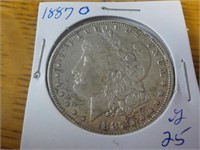 1887 O Silver Dollar