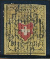 SWITZERLAND #8 USED FINE