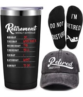 New, Retirement Gift Set for Men Funny Retired