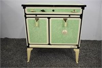 1930'S BEACH ENAMEL GAS STOVE - MISSING A KNOB