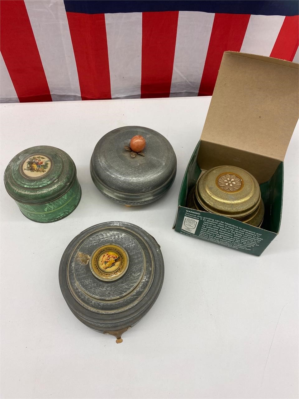 Antique Powder Boxes