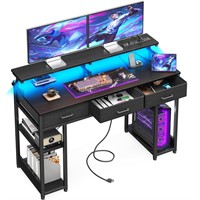 AODK 48 inch Computer Desk with 3 Drawers, Gaming