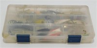 Small Tackle Box with 20+ Lures - Rapalas, Etc.