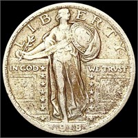 1918 Standing Liberty Quarter NEARLY UNCIRCULATED