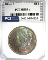 1884-O Morgan PCI MS65+ Beautiful Color