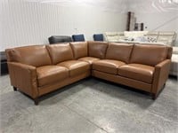 2 Pc Leather Sectional Sofa