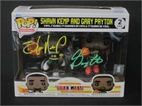 Kemp & Payton Signed Funko Pop Heritage COA