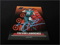 Trevor Lawrence Signed Trading Card RCA COA