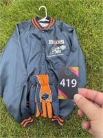XL Bears Jacket & Lg Bears Gloves