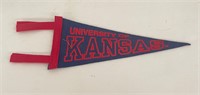 Vintage Univ. Kansas Felt Pennant