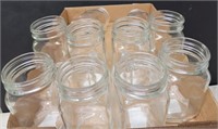 TRAY OF MASON JAR DRINKING MUGS