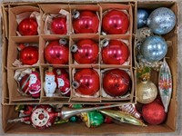 Vtg Christmas Ornaments and Lights