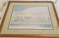 Signed Tom Hook Color Print The Great Dome MIT