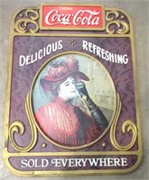 Vintage Plastic Coca-Cola Sign