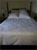Vintage Bedspread, Coverlet and Pillows