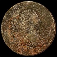 1807 Draped Bust Half Cent LIGHTLY CIRCULATED