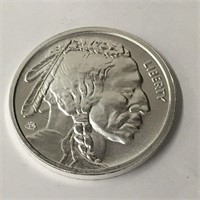 .9999 Fine Silver One Ounce Buffalo Round