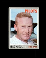 1970 Topps High #652 Rich Rollins VG to VG-EX+